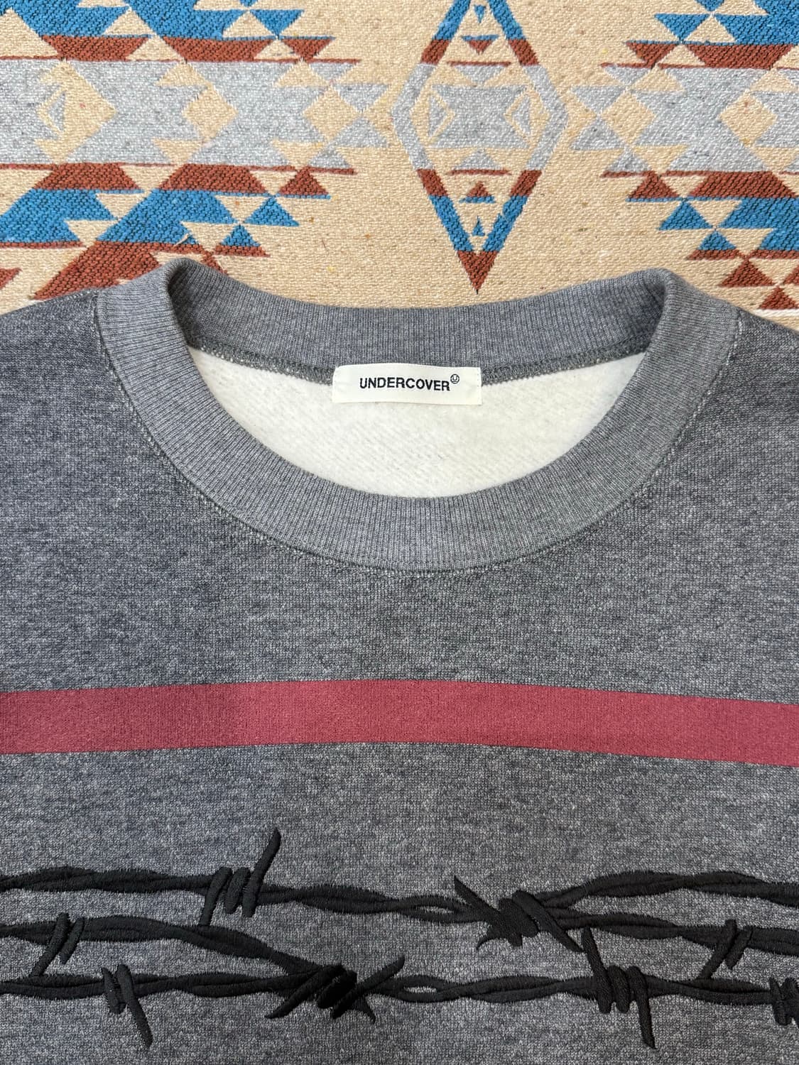 [3][L] 언더커버 와이어 체커 스웻 셔츠  24FW 상품이미지2