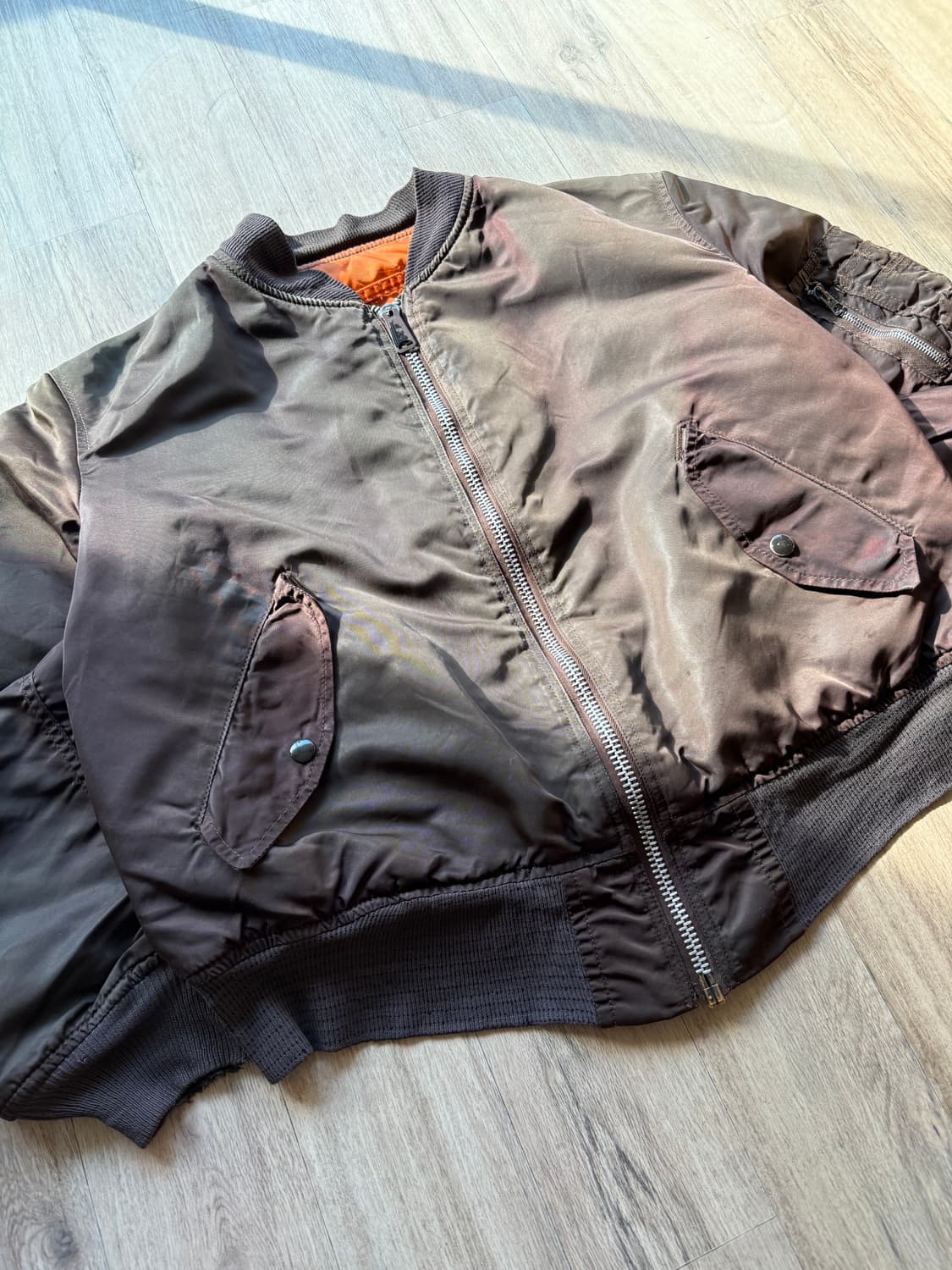 Vintage Military MA-1 Bomber Jacket 90s 상품이미지3