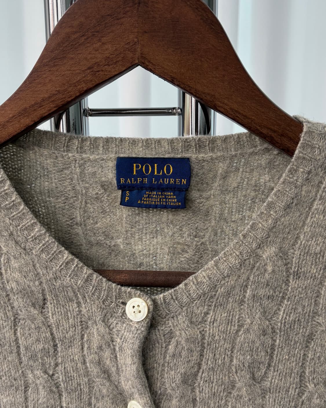 [XS]폴로 랄프로렌 캐시미어 혼방 케이블 니트 가디건 상품이미지7