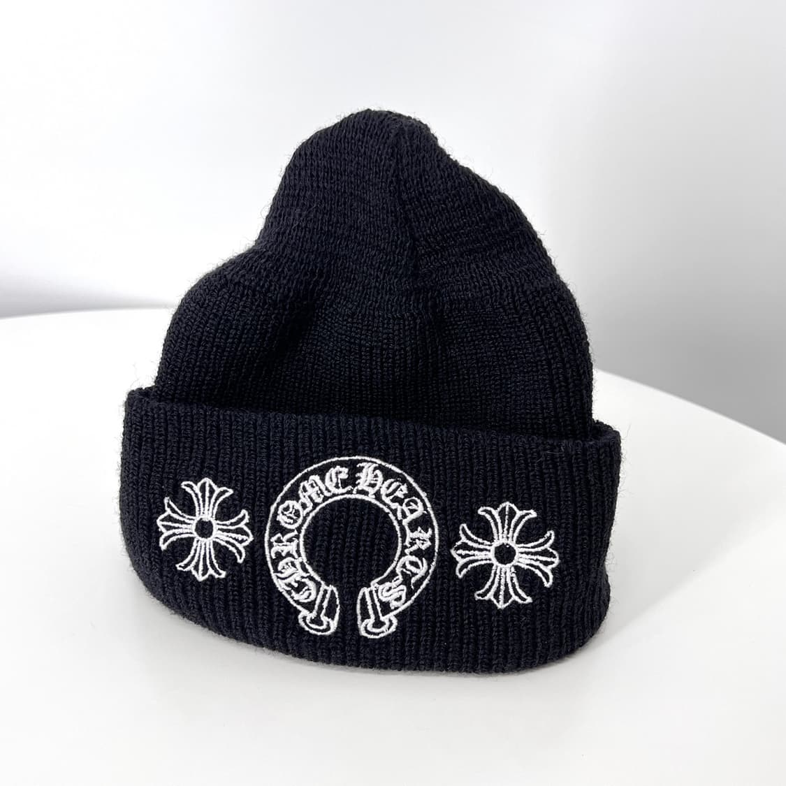 [감정완료] 크롬하츠 홀스슈 비니 블랙 상품이미지5