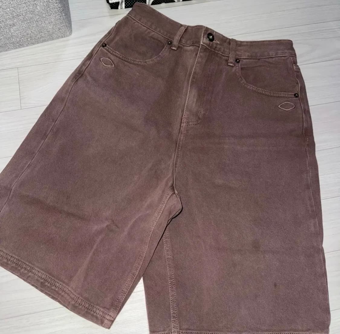 미스치프 버뮤다팬츠 로즈브라운 s 상품이미지3