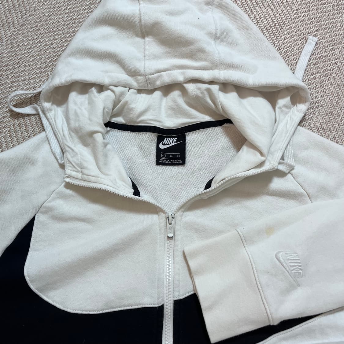 [정품] 나이키 화이트 빅스우시 후드집업 [ XL ] 상품이미지3