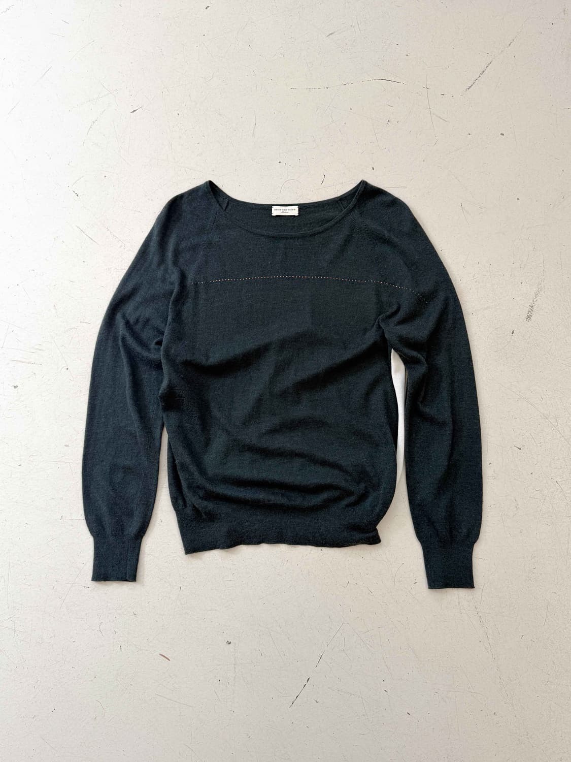 colorblock round knit  상품이미지2