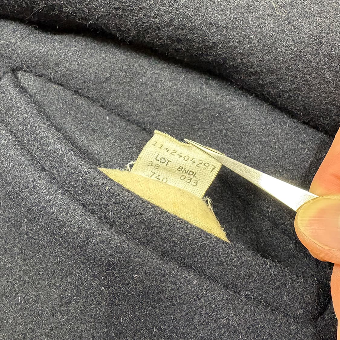 SCHOTT NYC 740N 피코트 네이비 38사이즈(100) 상품이미지8