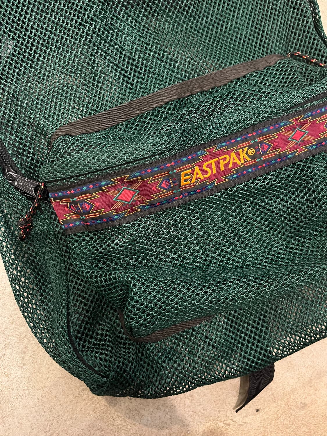 빈티지 90s 이스트팩 메쉬 백팩 상품이미지3