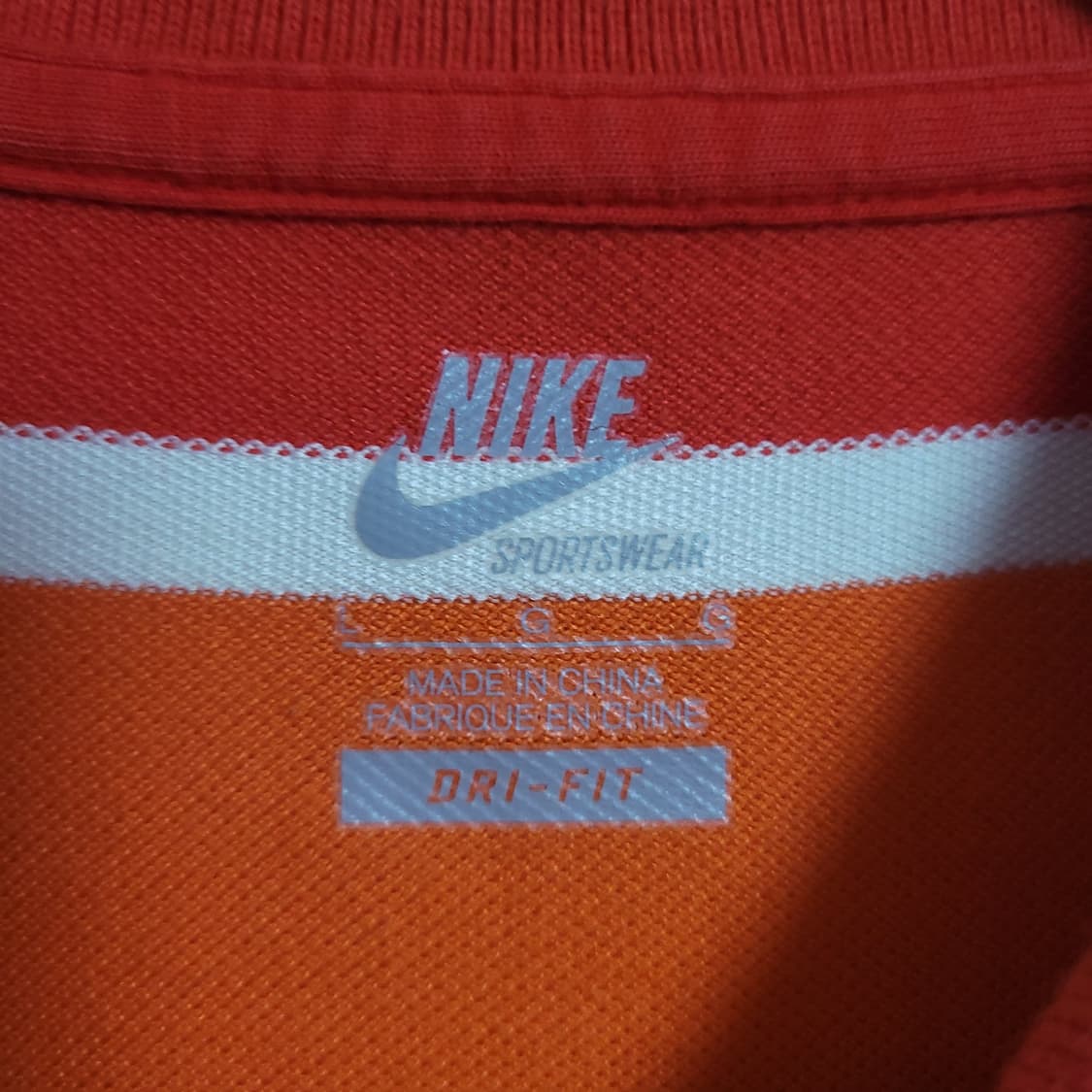(100) NIKE 나이키 드라이핏 스트라이프 반팔 카라 티셔츠 상품이미지2