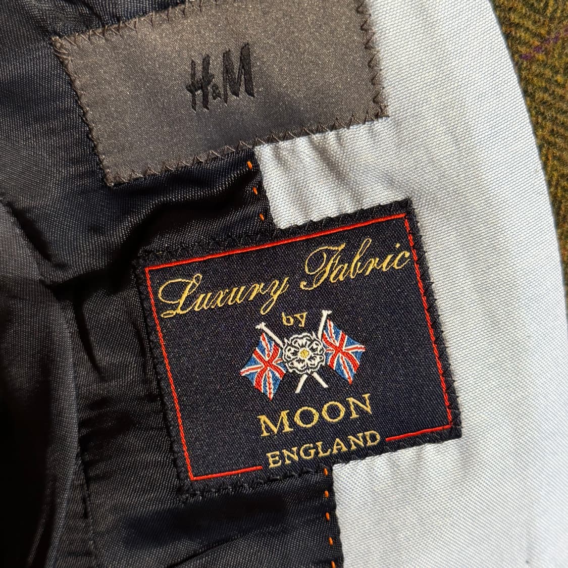 H&M 아브라함 문 트위드 자켓 블레이저 M 상품이미지4