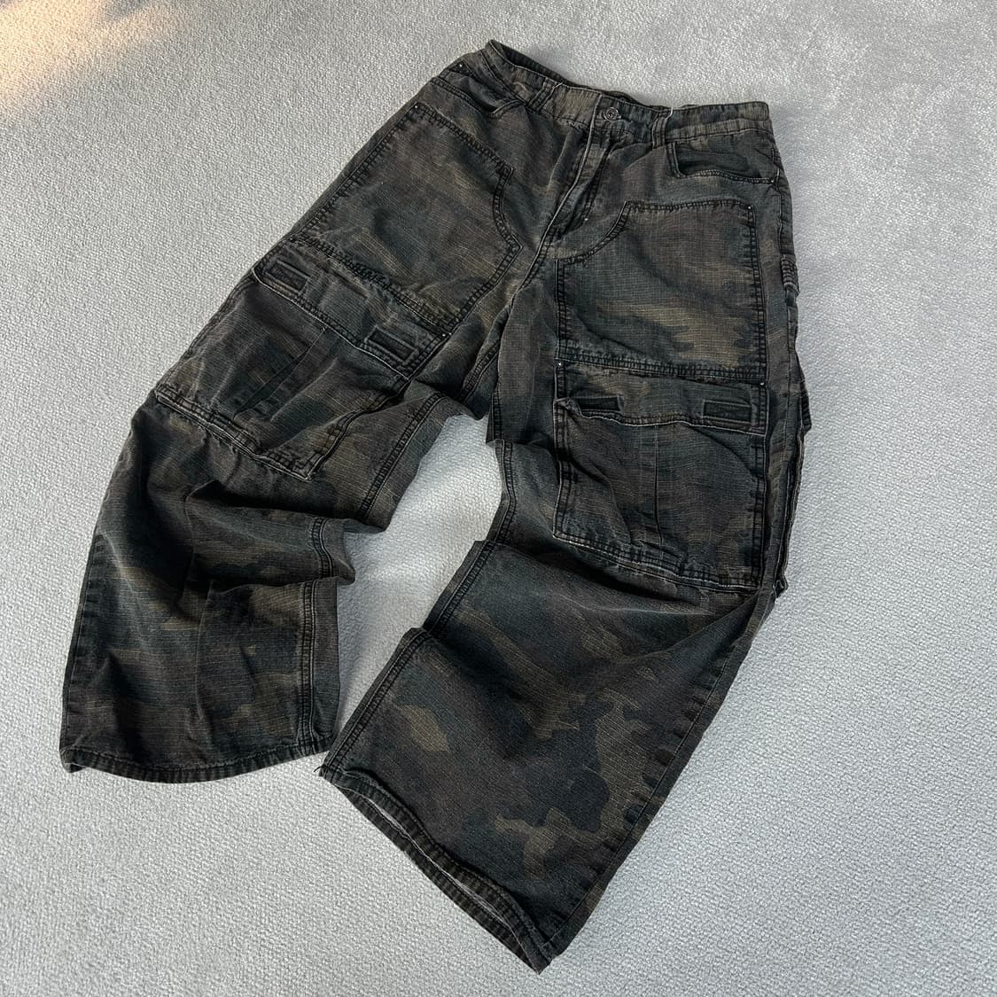 매종미네드 카모 카고 포켓 팬츠 29 상품이미지1