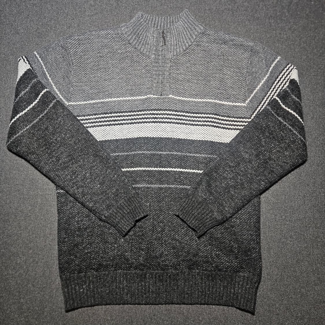 잭필드 남성 기모 반집업 니트스웨터 105 상품이미지1