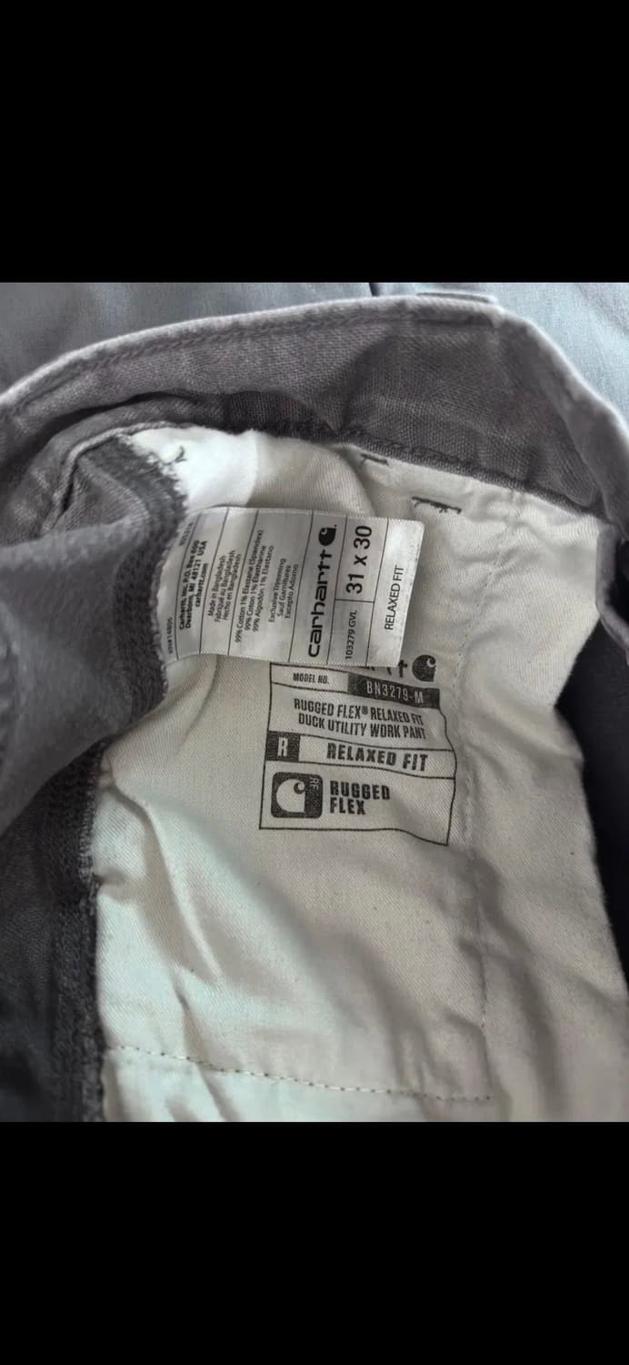 칼하트 카펜터 싱글니 31x30 상품이미지4