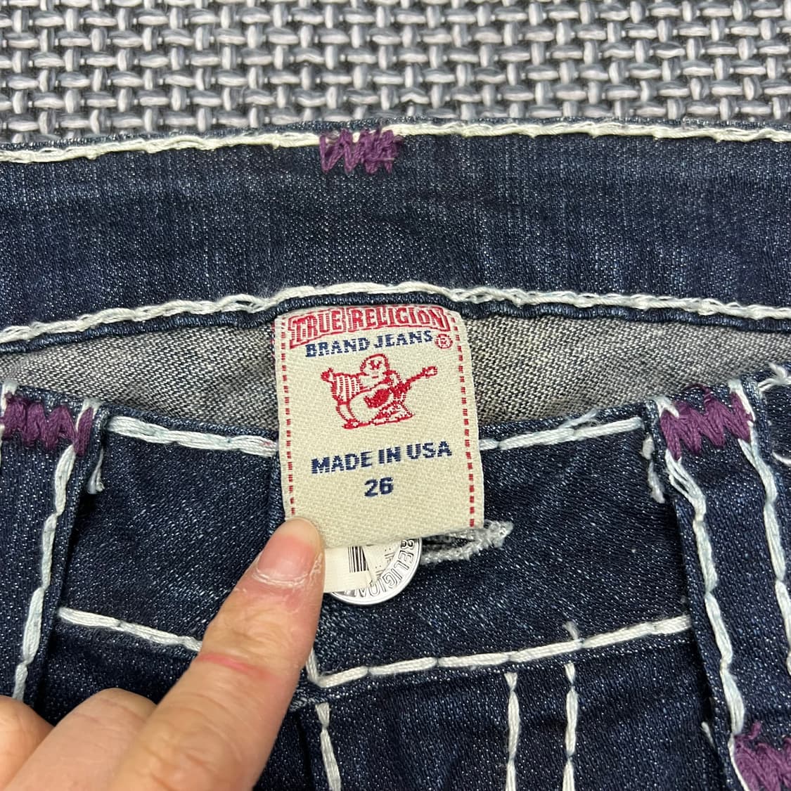 트루릴리전 스텔라수퍼티 데님팬츠 상품이미지2