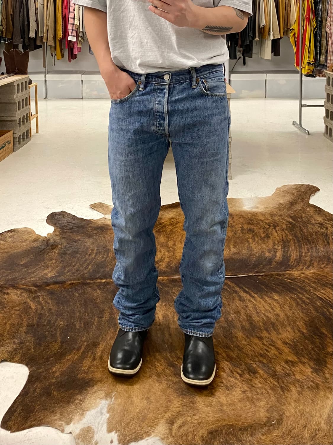 LEVI'S 501 denim pants 리바이스 501 데님 팬츠 상품이미지10