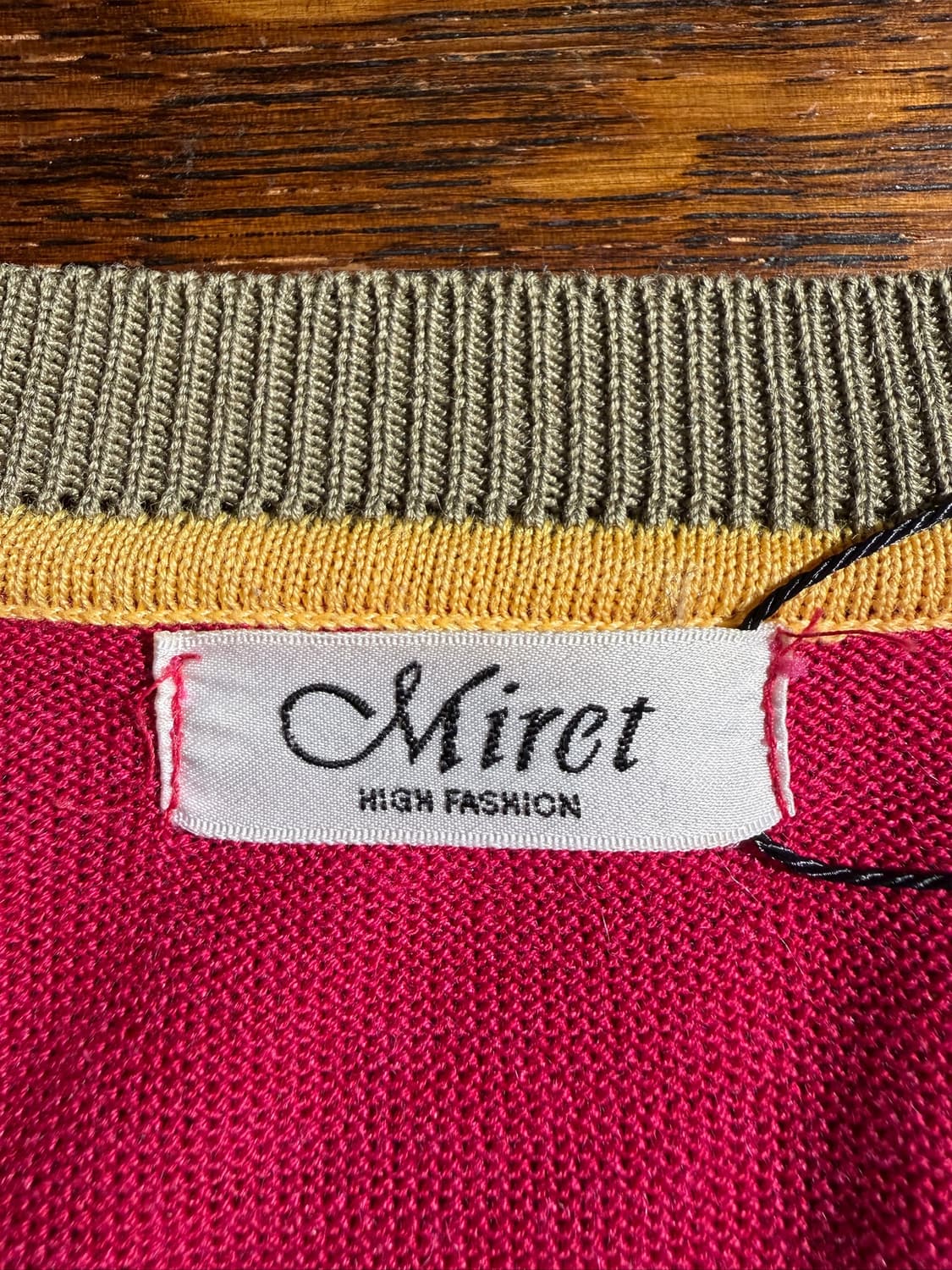 Miret Color Block Kint (Made In Japan) 상품이미지5