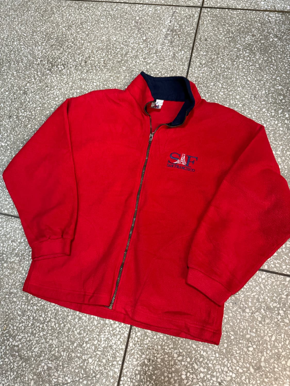 90s model t made in usa 미국 빈티지 플리스 후리스 상품이미지2