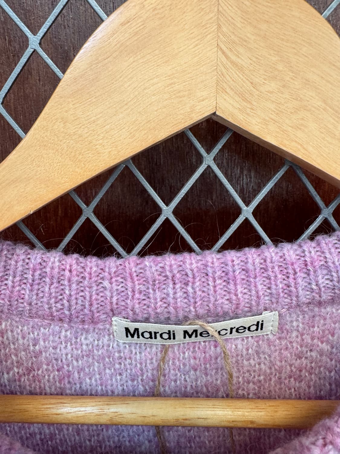 마르디 메크르디 모헤어 울 니트 풀오버 라벤더 F 상품이미지4