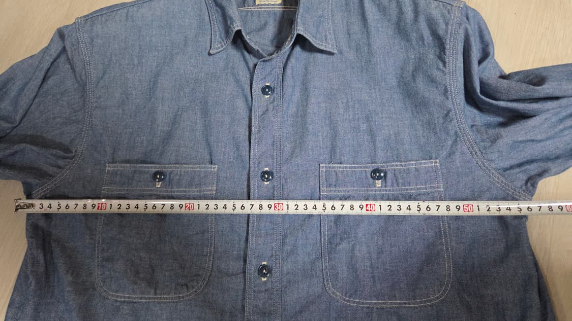 (착샷) 오어슬로우 샴브레이 셔츠 상품이미지6