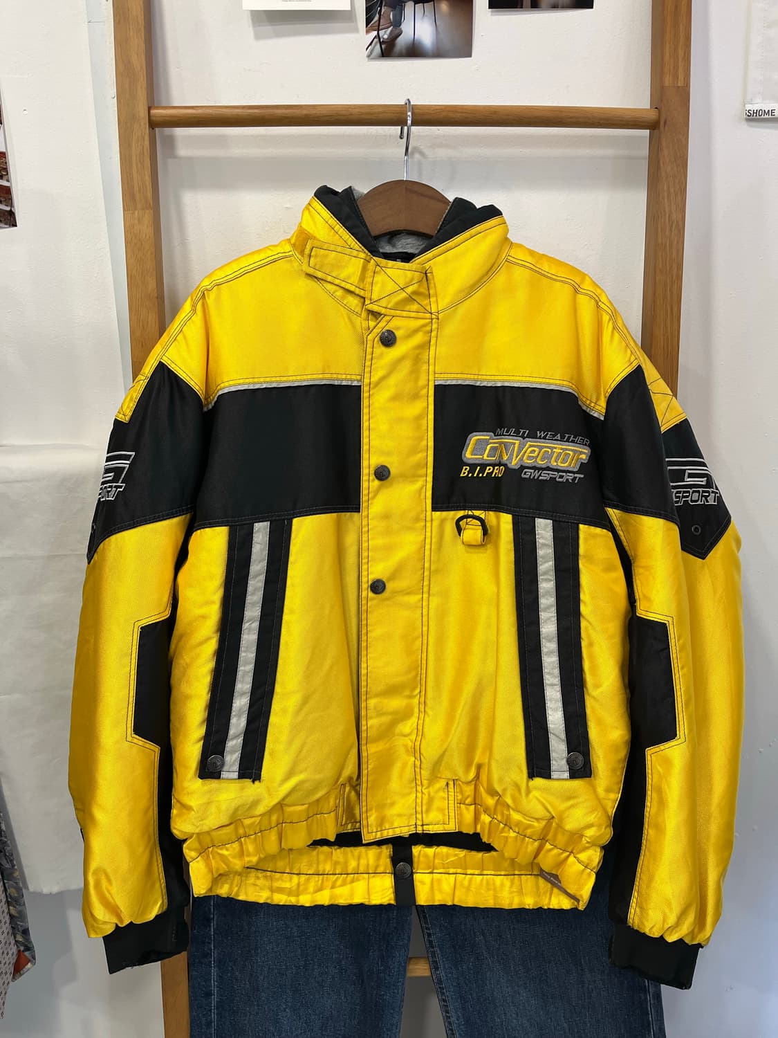 골드윈 GW SPORT 빈티지 모토 레이싱 자켓 s 상품이미지1