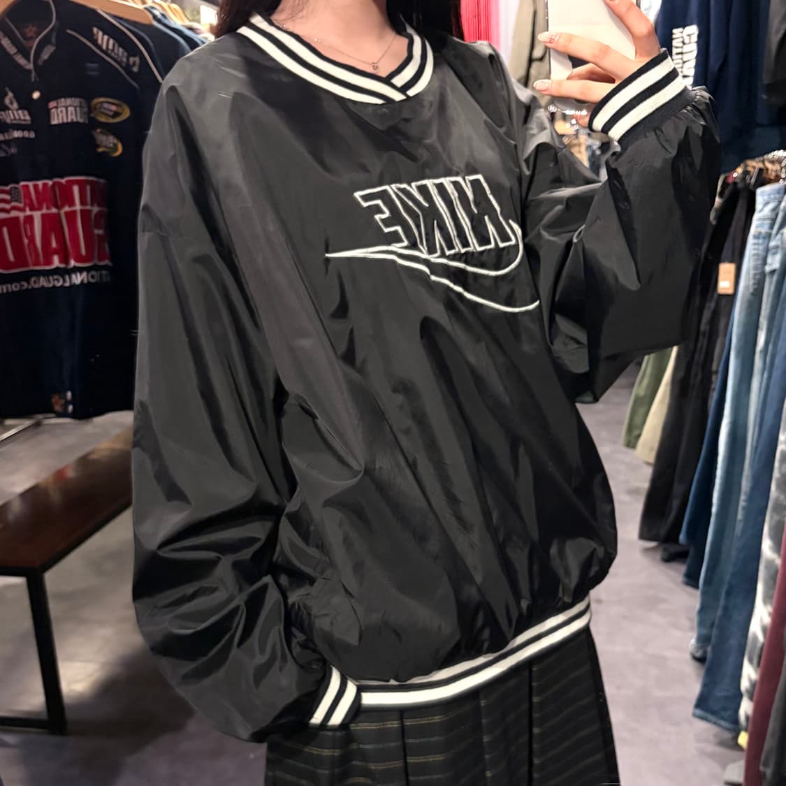 [IM] Nike 나이키 스우시 웜업 블랙 상품이미지4