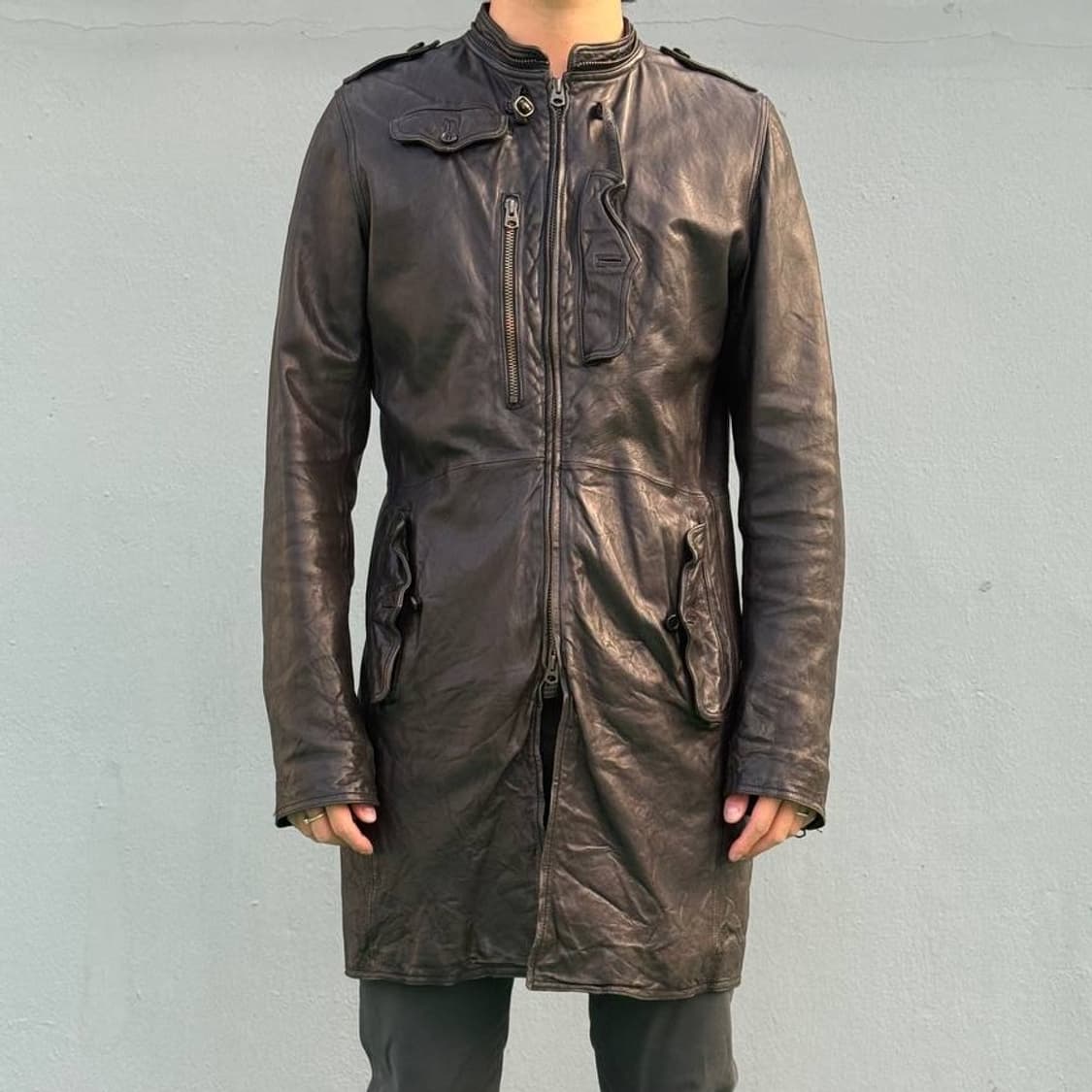 SHARE SPIRIT Leather Coat 상품이미지2