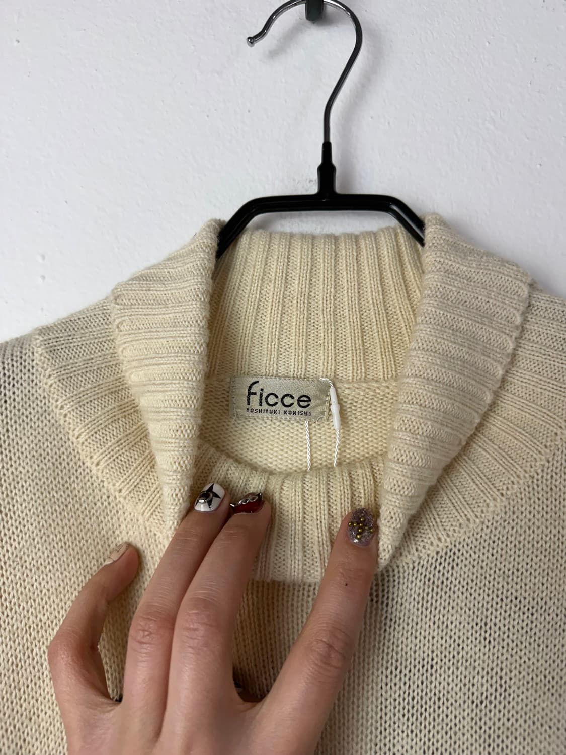 90s Ficce by 요시유키 코니시 3D 니트 상품이미지4