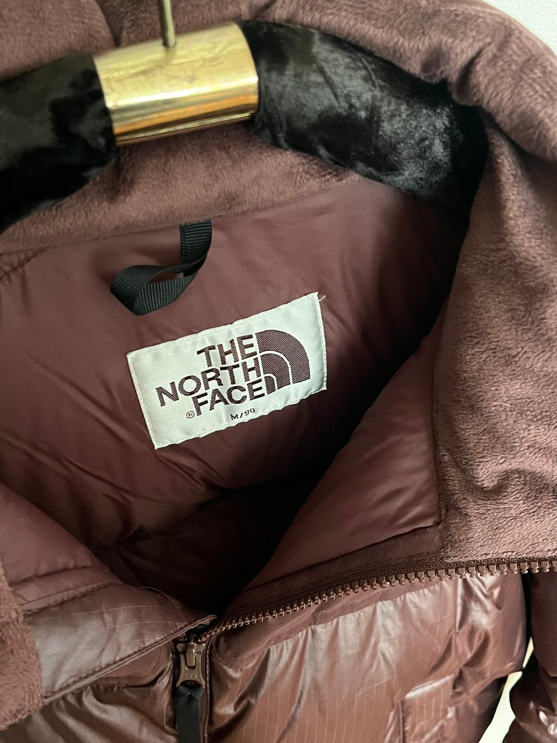 (W) 노스페이스 화이트 라벨 노벨티 눕시 다운 자켓 코코아 브라운 상품이미지3