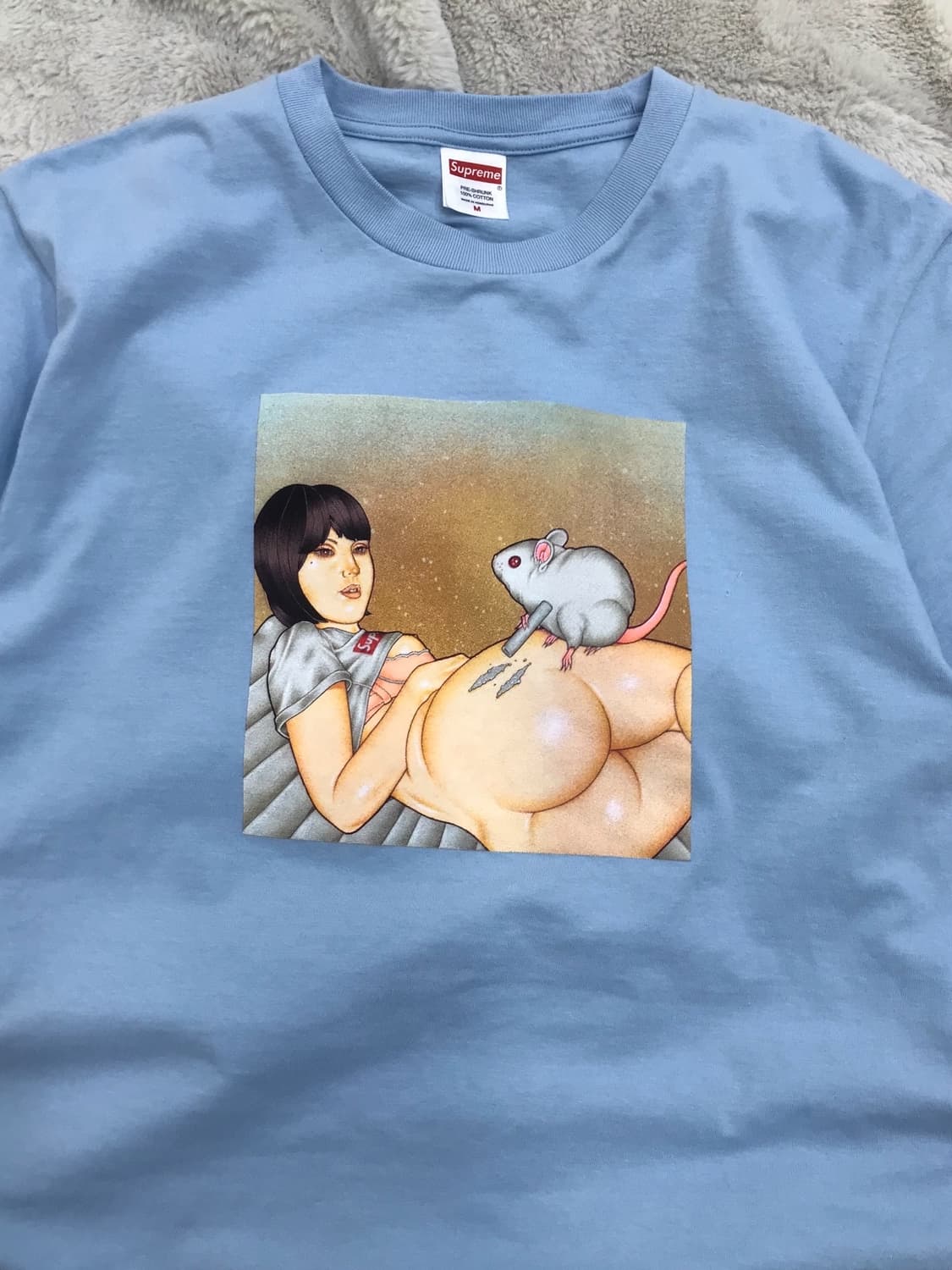 < Supreme Mouse T-Shirt Powder Blue - 25 상품이미지9