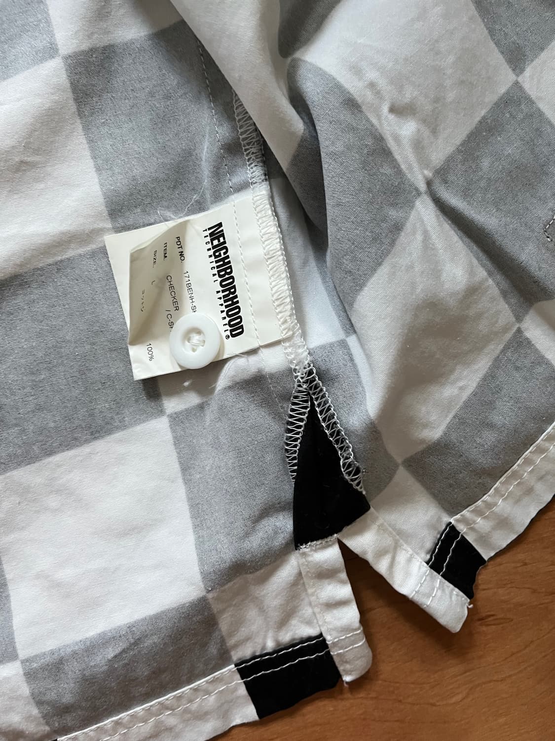 Neighborhood 체커보드 반팔셔츠 상품이미지2