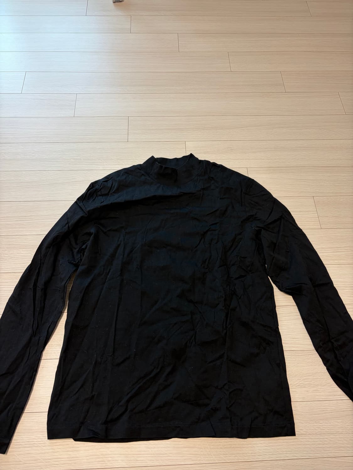 COS 코튼 저지 롤넥 탑 (S) 상품이미지1