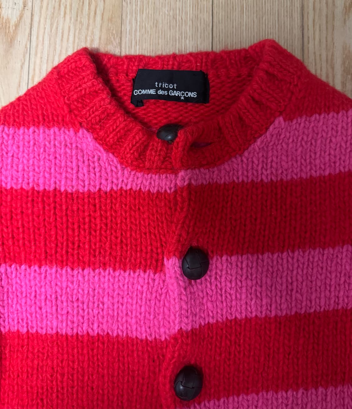 꼼데가르송 스트라이프 가디건  상품이미지4