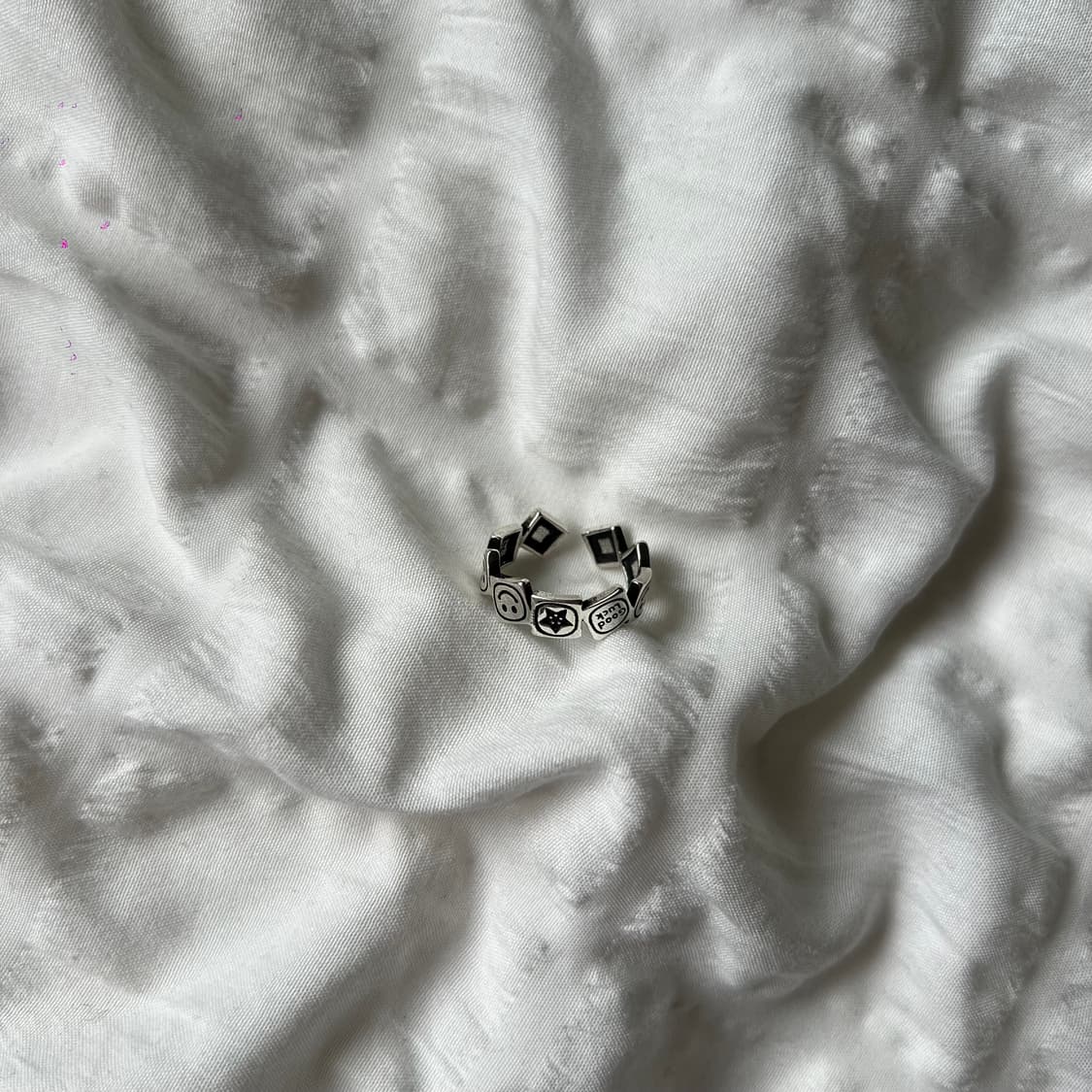 💫 굿럭 실버 반지 상품이미지2