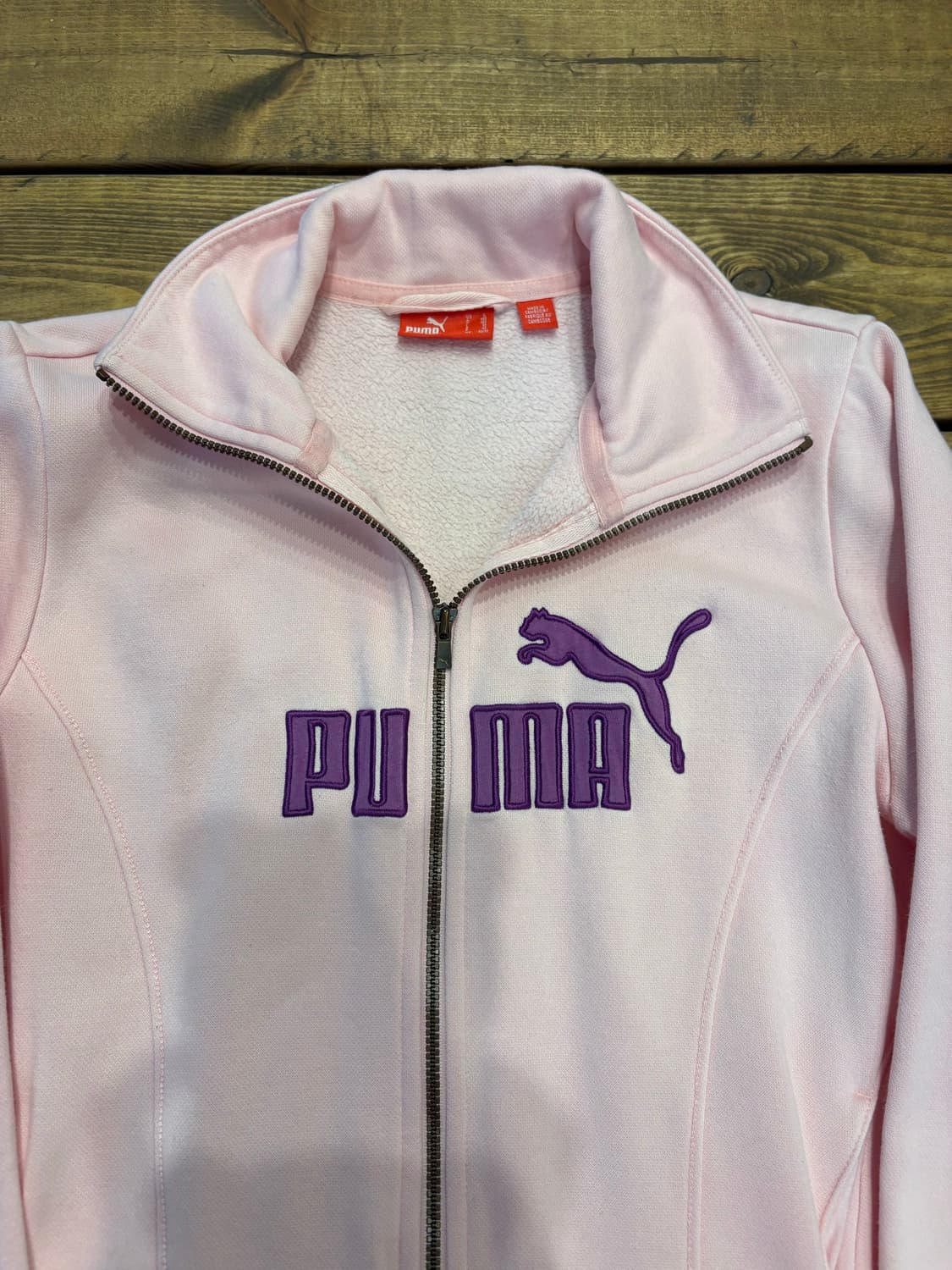 퓨마 핑크 면집업 상품이미지8