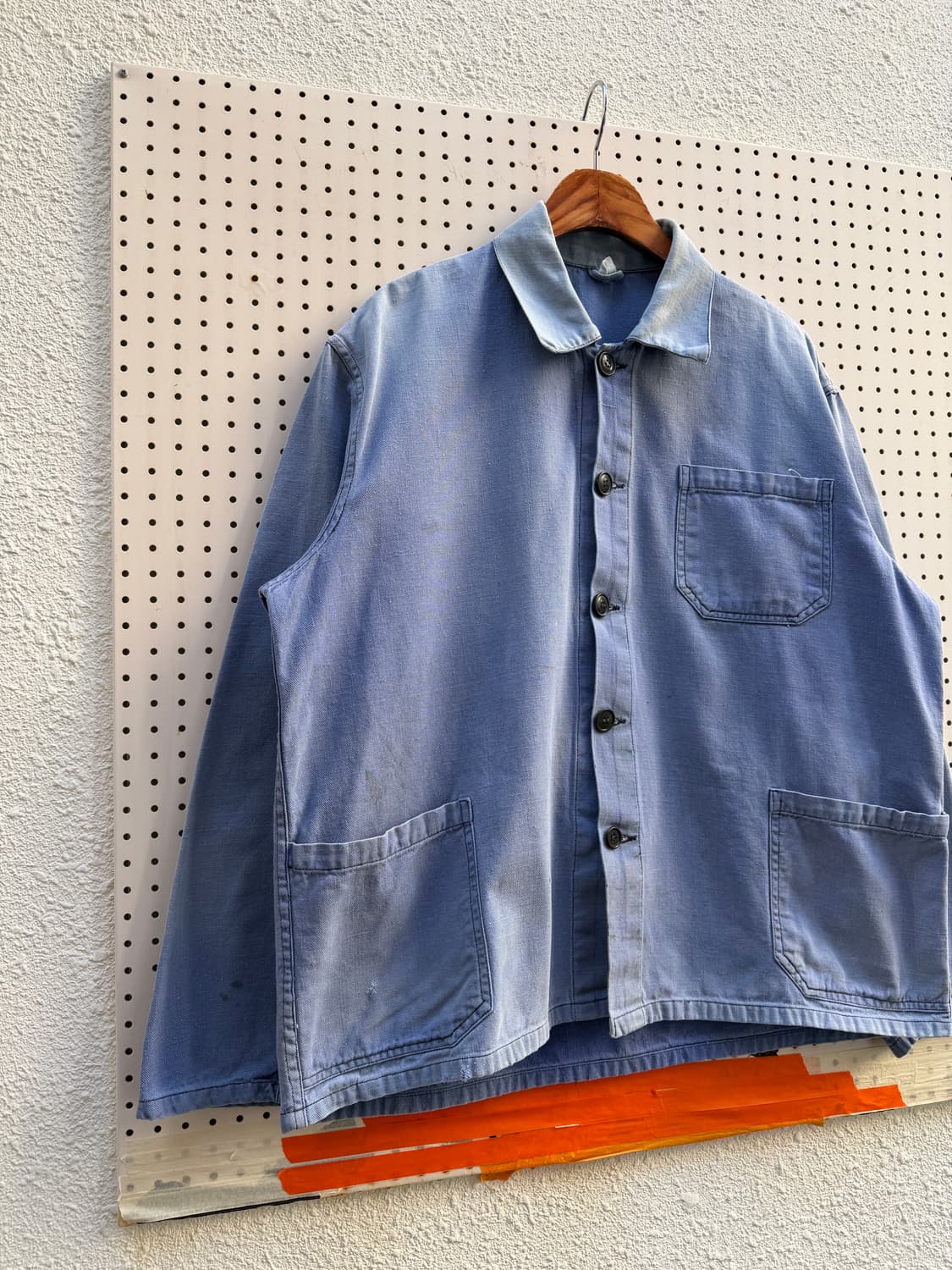 HARD FADED WASHED BLUE OLD 빈티지 프렌치워크자켓 상품이미지4