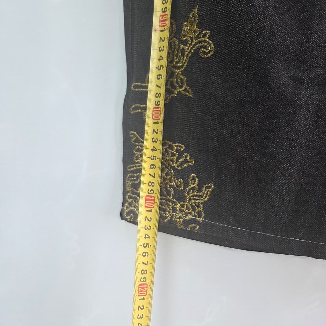 [COOGI] 쿠지 자수 와이드 데님팬츠 38 상품이미지10