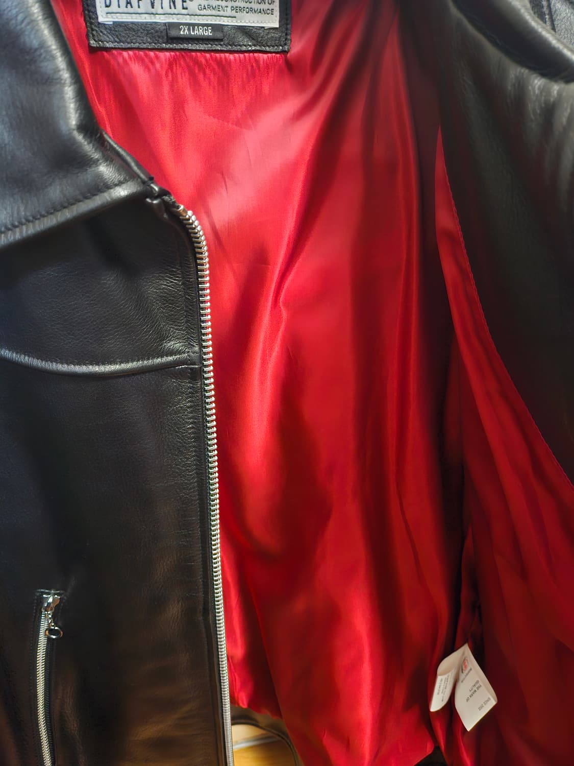 110 2XL) 디아프바인 DV. LOT 458 로그스타 레더 자켓 상품이미지4