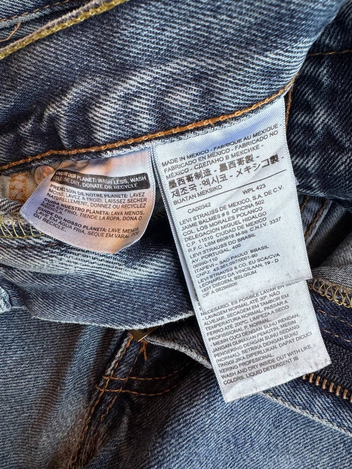 Levis 505 indigo jeans (31-32) a32 상품이미지5