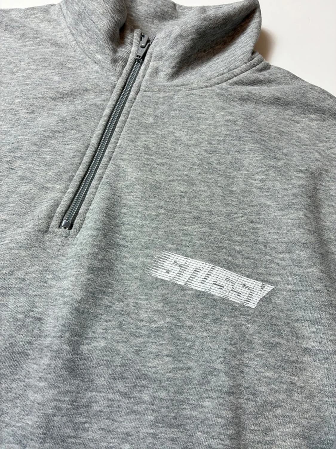 스투시 STUSSY 나일론 패널 하프 집 맨투맨 PN9163 상품이미지3