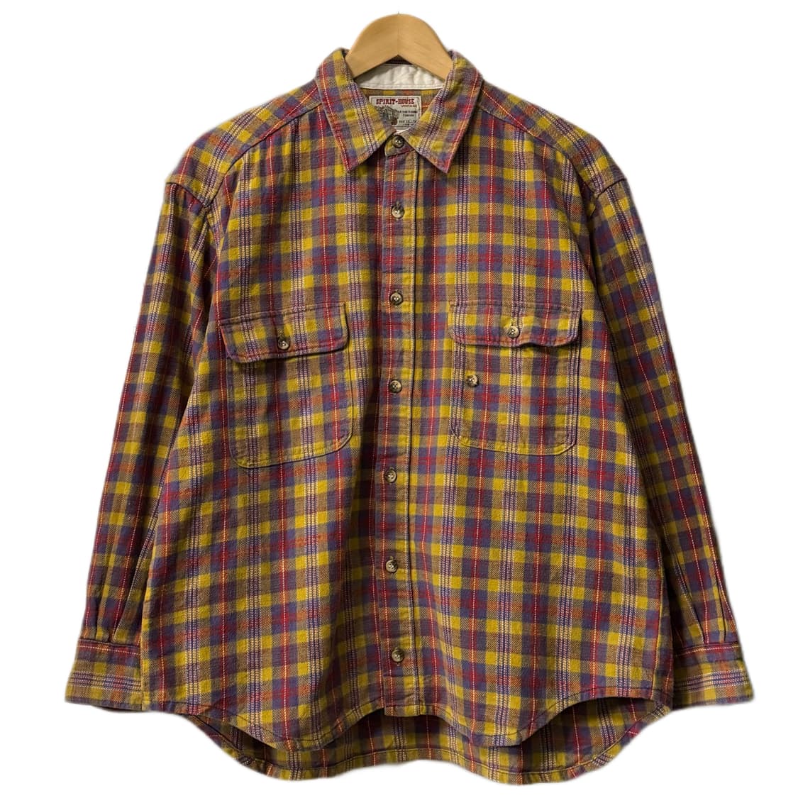 체크 긴팔 셔츠 상품이미지1