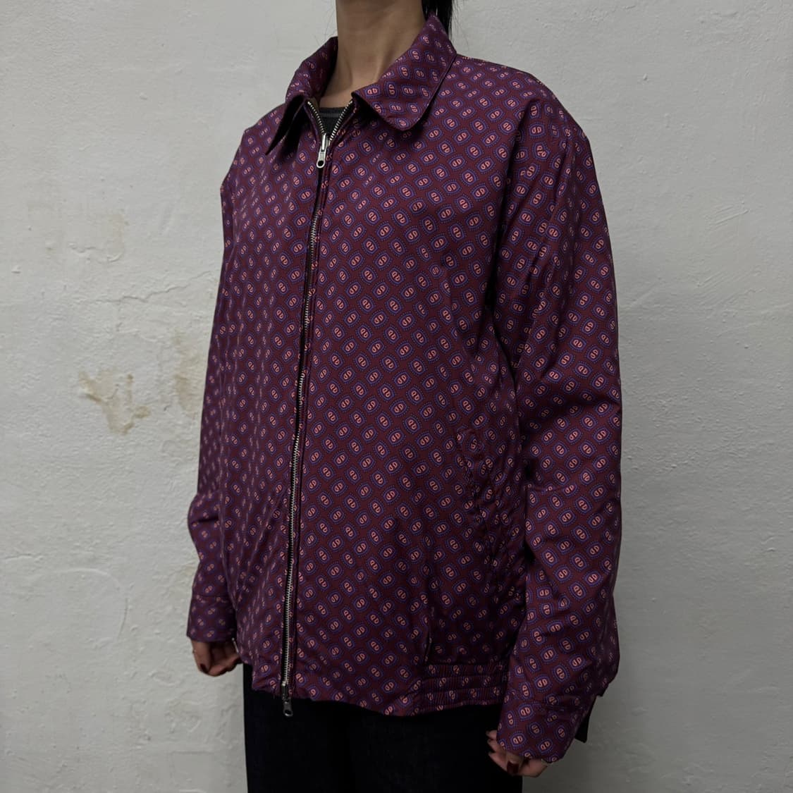 빔즈 플러스(BEAMS+) 브라운 나일론 폴리우레탄 혼방 리버시블 블루종 상품이미지2