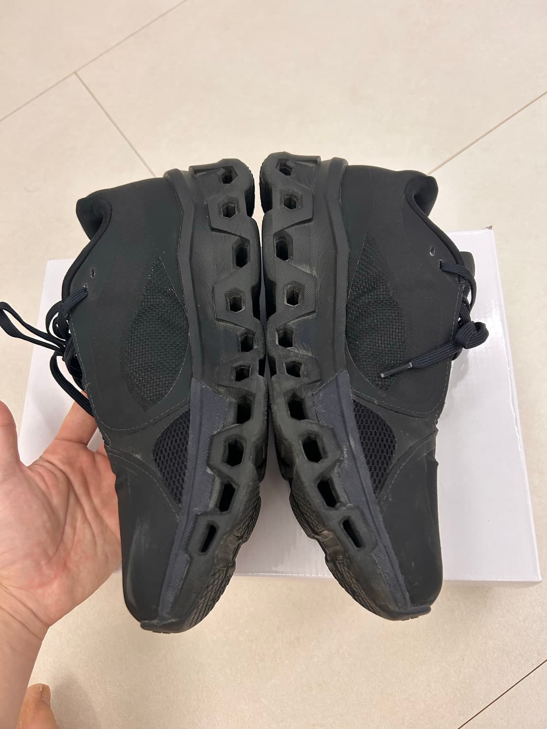 온러닝 파프 블랙 270 9사이즈 상품이미지6