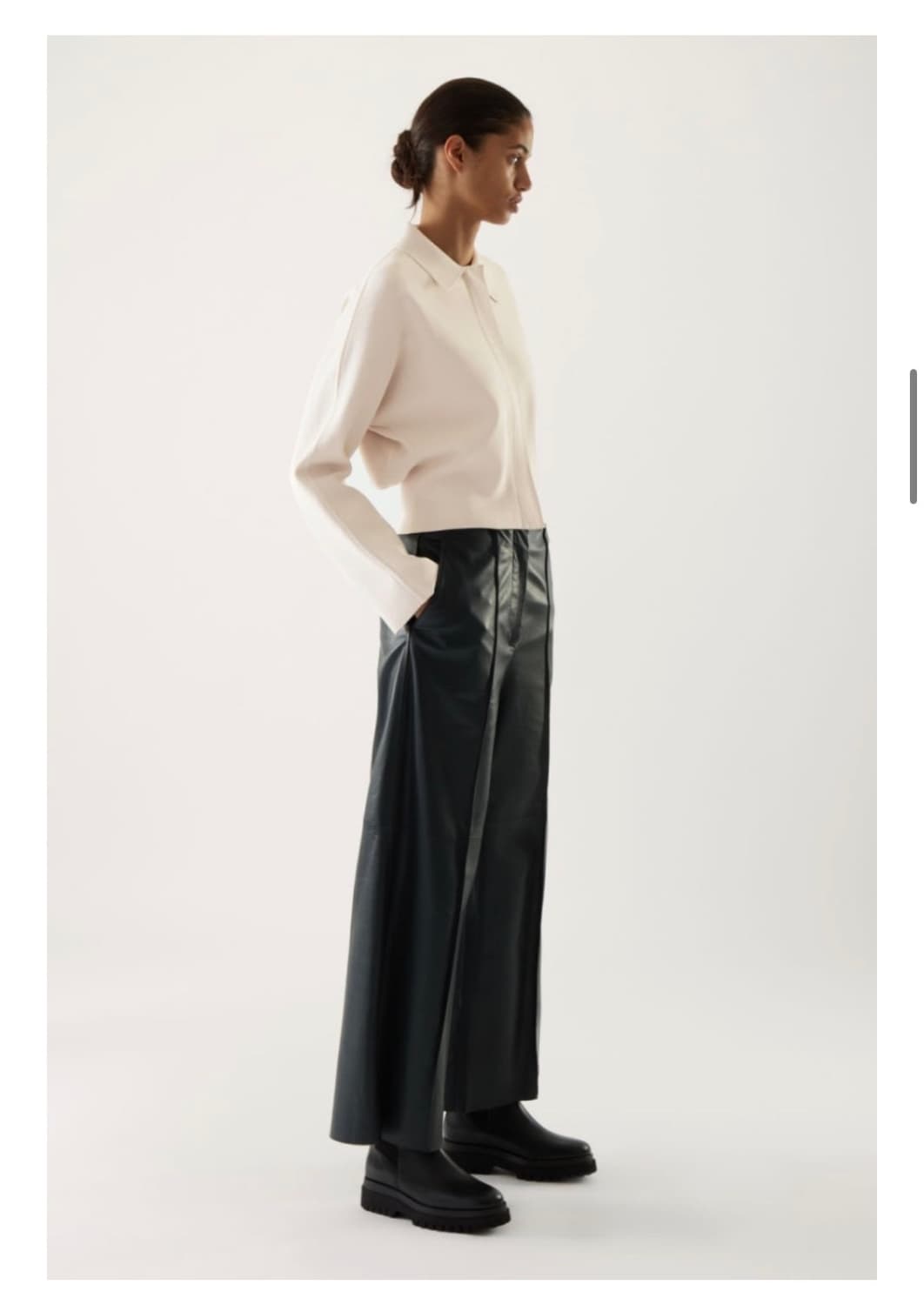 COS 니티드 크롭 자켓 상품이미지1