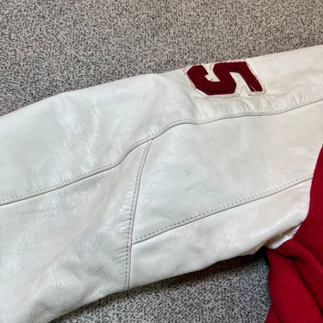 드롱 빅로고 USA 바시티 자켓 상품이미지10