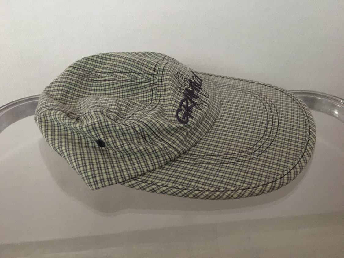 그라미치 체커드 롱빌캡 모자 상품이미지4