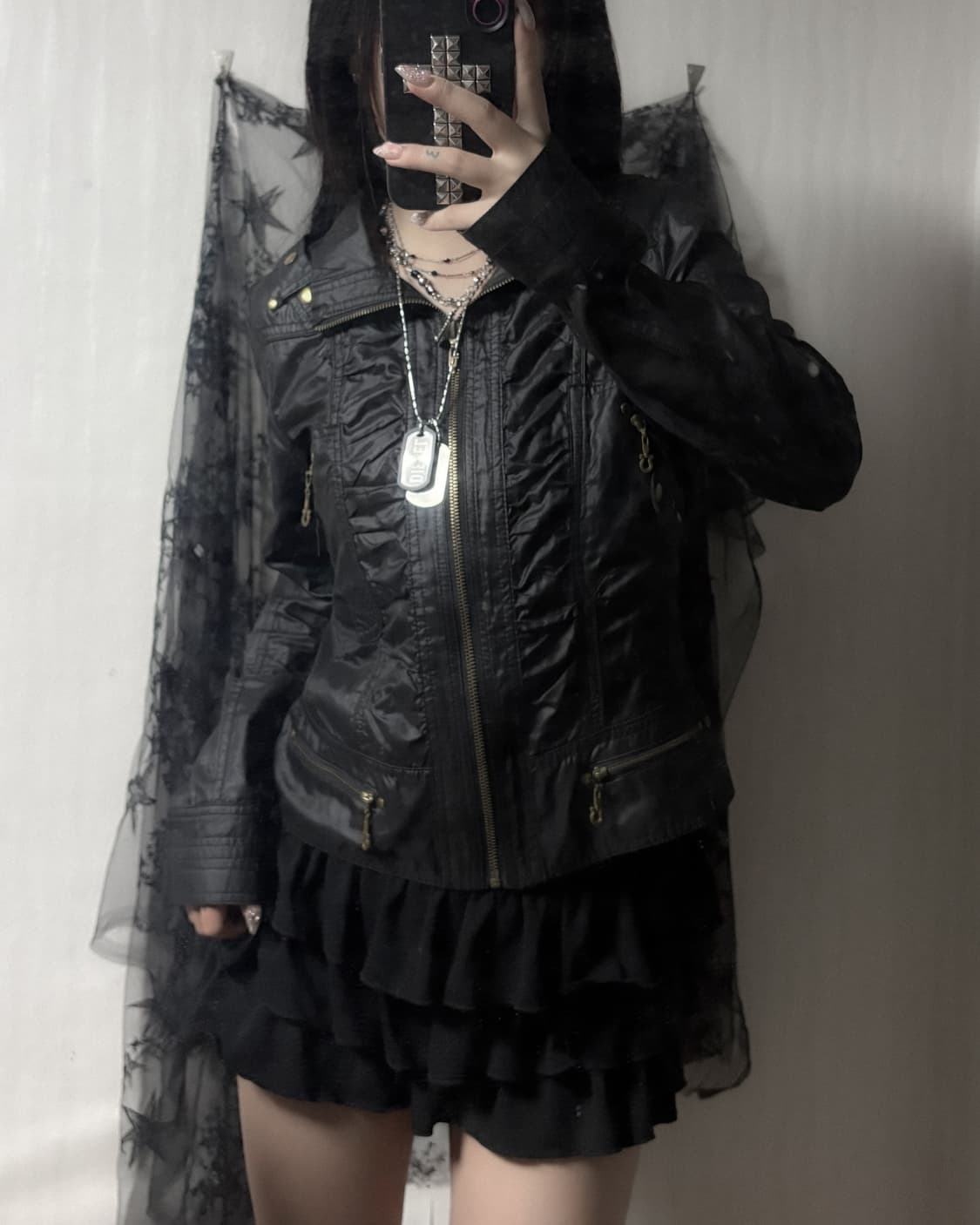 펑크 y2k 지퍼 포인트 자켓  상품이미지1