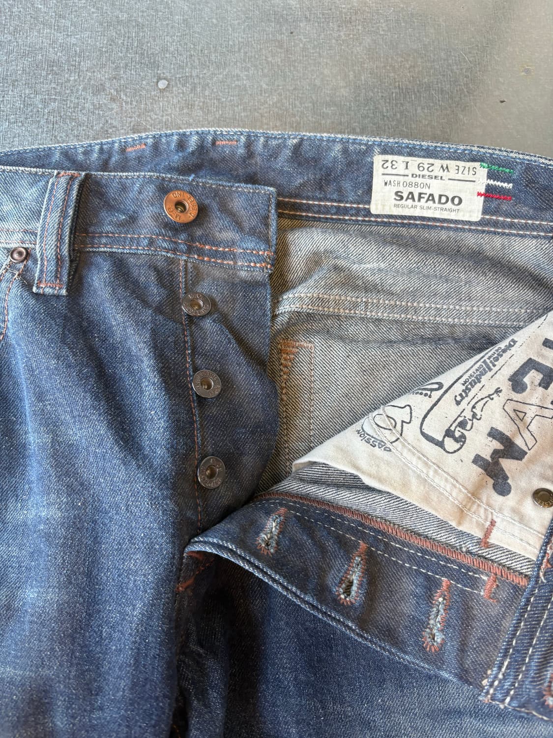Diesel 이태리 생산 데님 상품이미지7