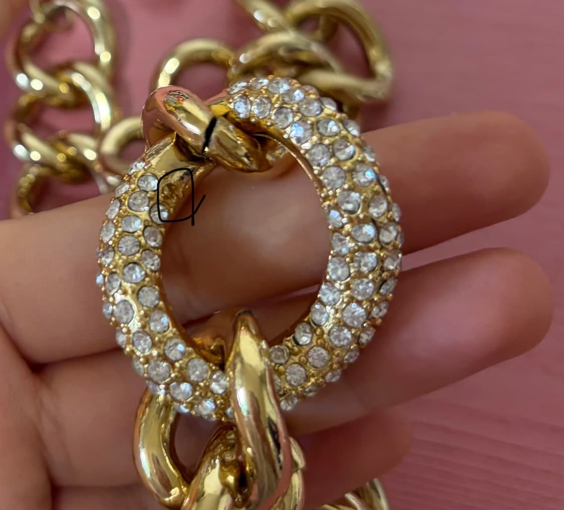 오네갸루 갸루 목걸이 걀마 골드 착샷ㅇ 상품이미지2