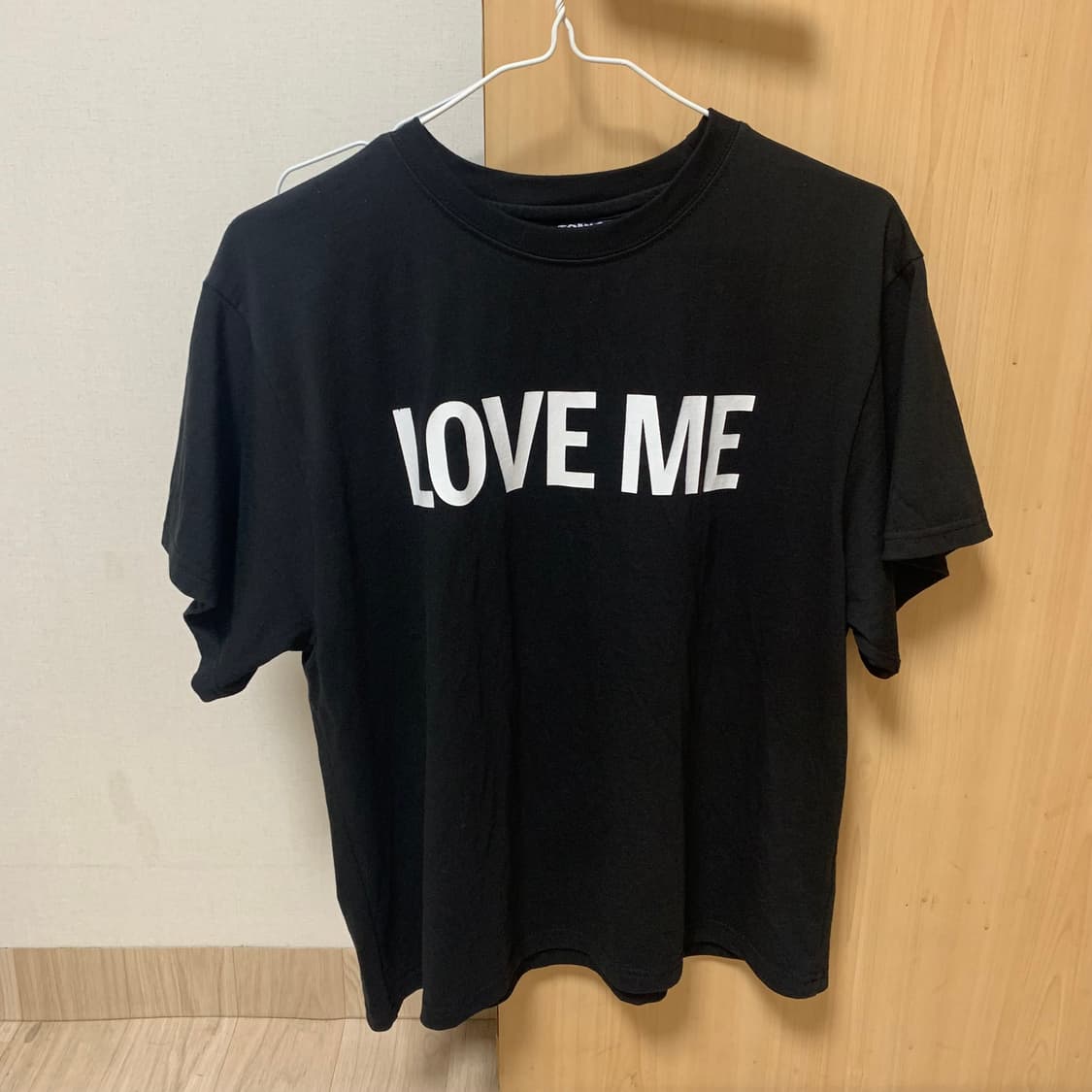 톰스벌스데이 러브미 하프 티셔츠 블랙 2사이즈 상품이미지2