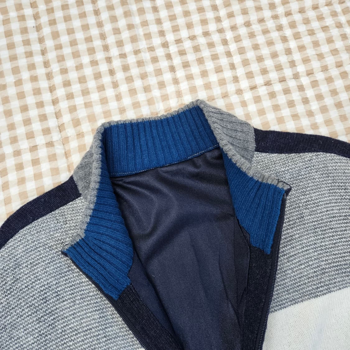 오스틴리드 방풍 니트 집업 가디건 남자100 상품이미지2