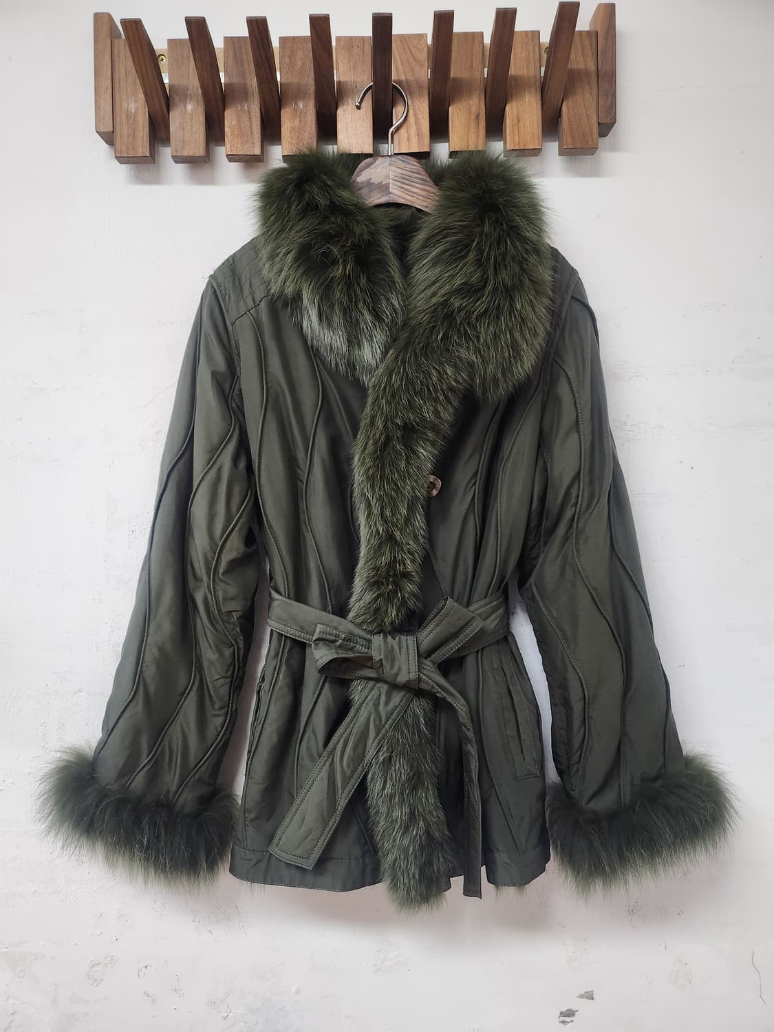 일본빈티지 사가폭스리버시블코트 상품이미지5