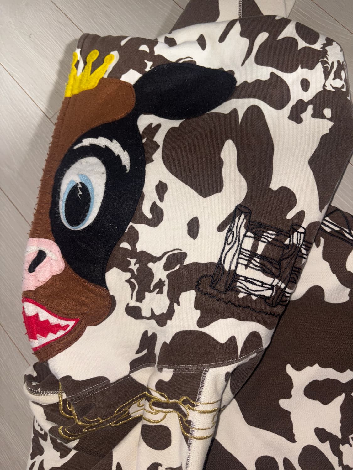 베이프 카우 한정판 후드집업 상품이미지6