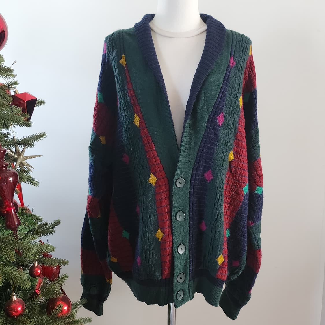 Calo colucci 케이블 빈티지 가디건 상품이미지1